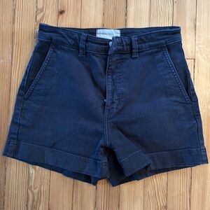 Incredibly sturdy short shorts black Everlane well loved but great condition